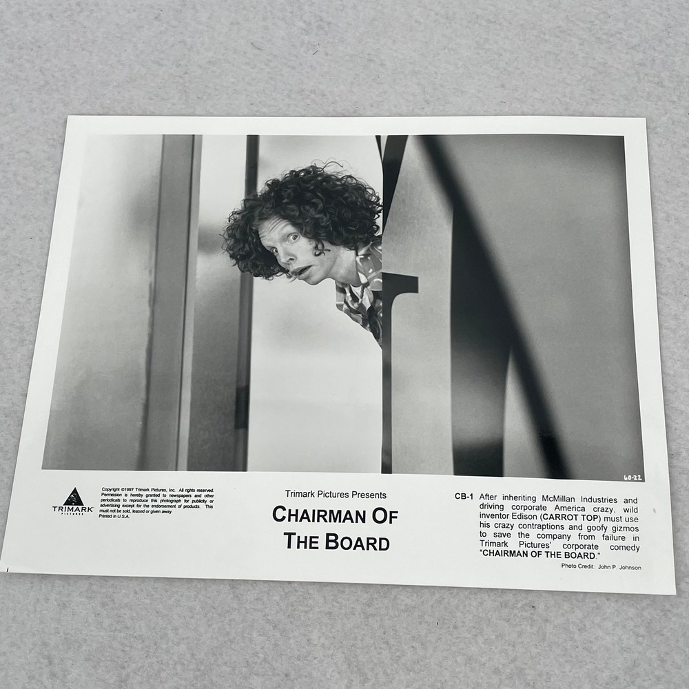 Carrot Top Chairman of the Board 1997 Original Press Photo Trimark Pictures CB-1